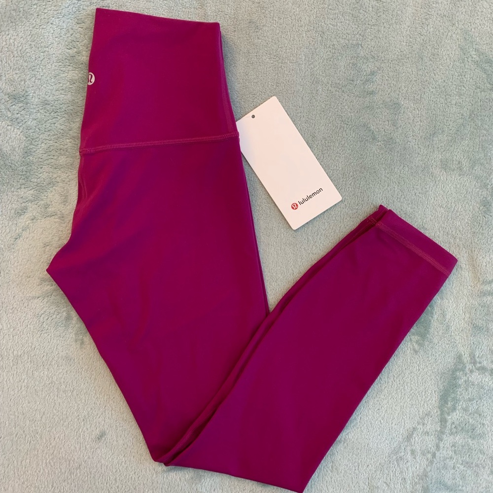 Lululemon Align HR Pant 25” (Deep Fuschia)